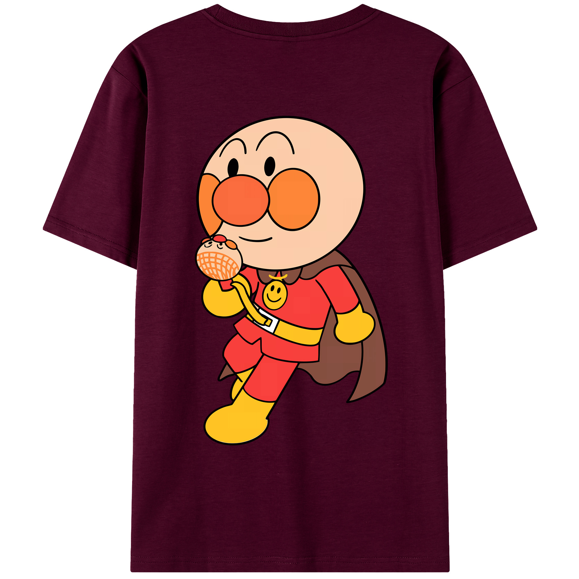 （画像用） アンパンマン Anpanman レディース半袖Tシャツ(バックプリント)